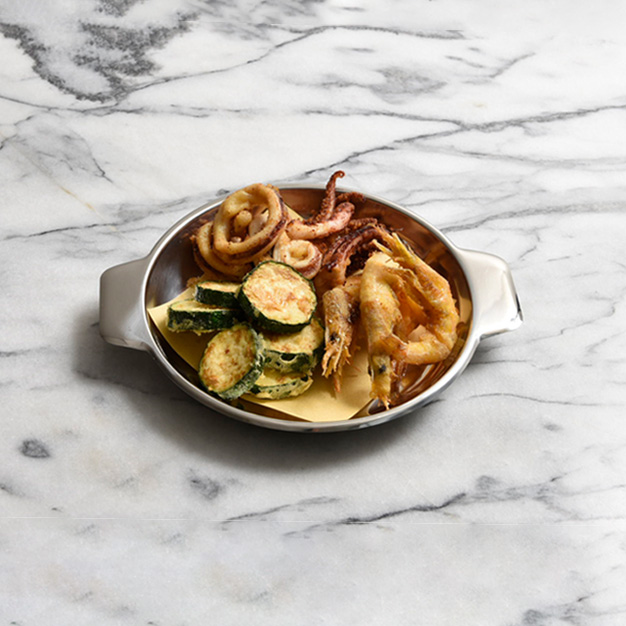 ラウンドディッシュ ハンドル付き